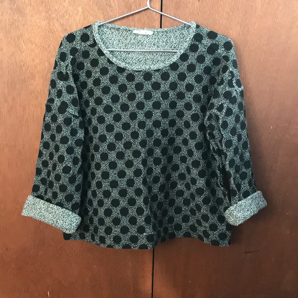 Polka dot Madewell top